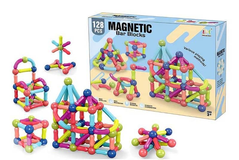 Educational Magnetic Blocks Game biggest size 0
