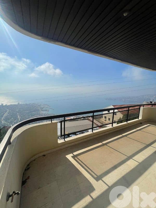 apartment For rent in harissa شقة للايجار في حريصا 0