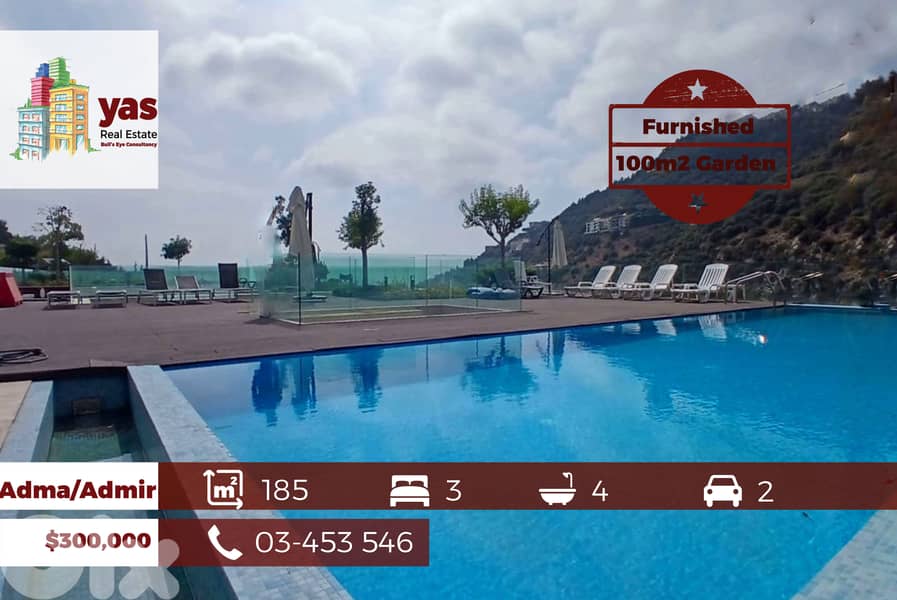 Adma/Admir 185m2 | 100m2 Garden | Furnished | Quiet Street | IV 0