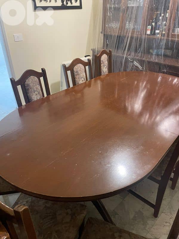 dining chairs and table 2