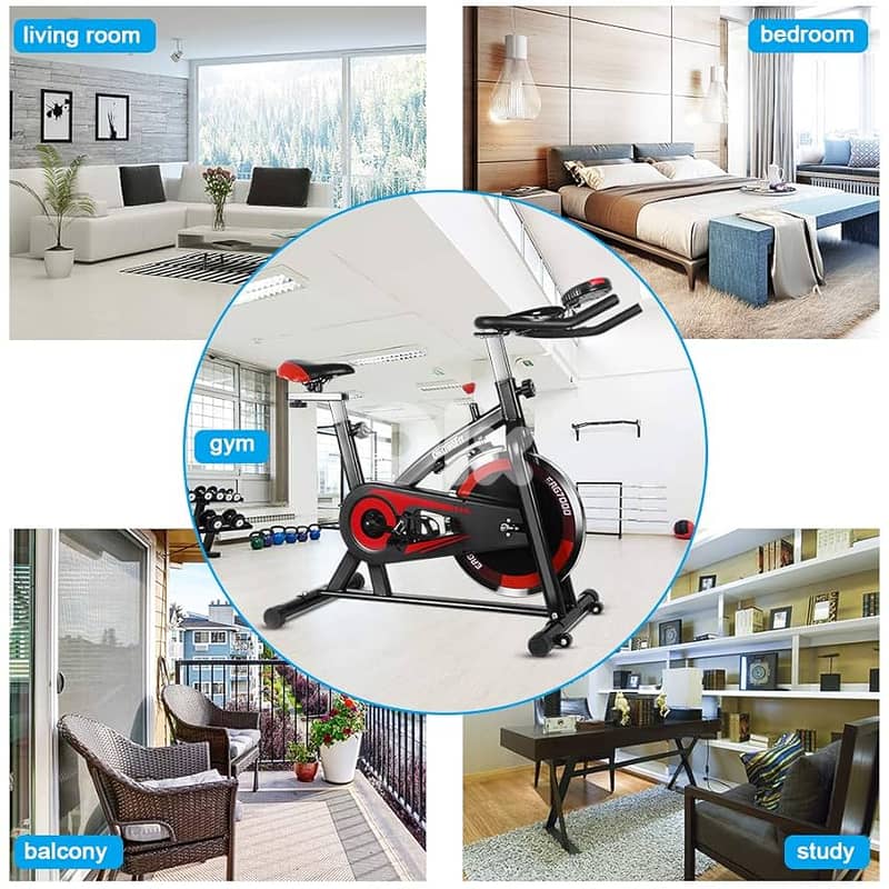 bike OneTwoFit ERG7000 exercise bike, flywheel 5