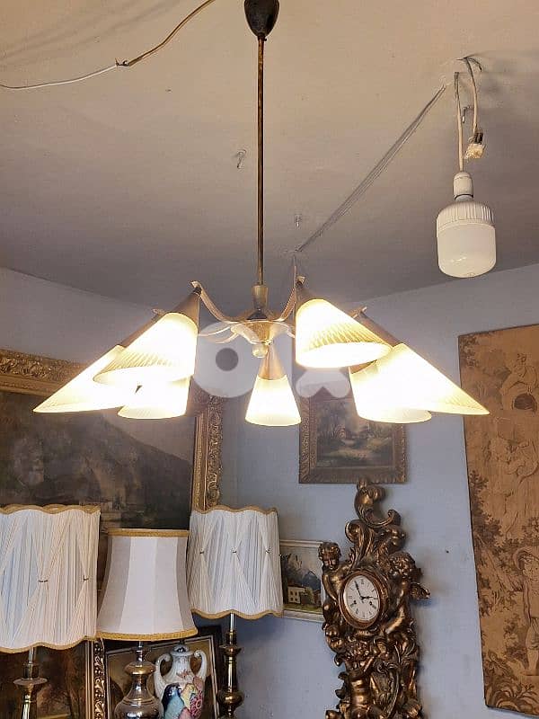 antique sputnik 1960 chandelier 1