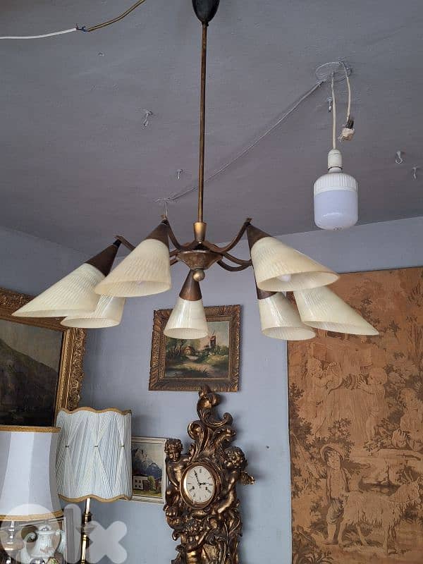 antique sputnik 1960 chandelier 5