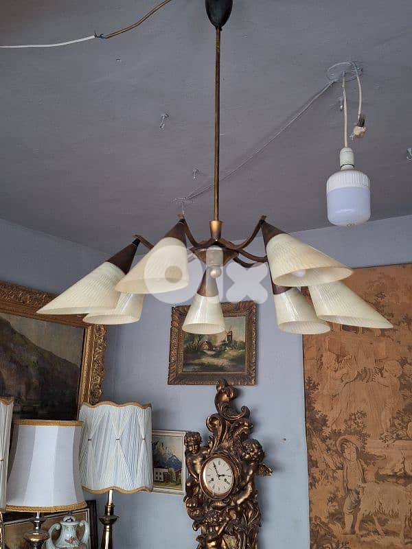 antique sputnik 1960 chandelier 6