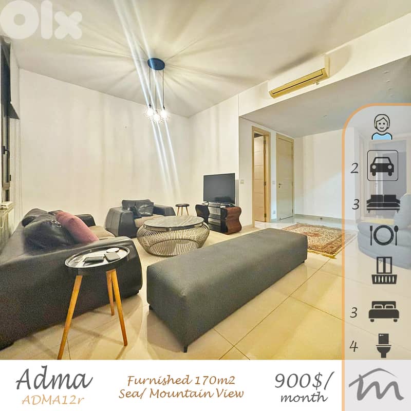 Adma | Signature | Fully Furnished/Decorated 170m² | Sea/Mountain View 0