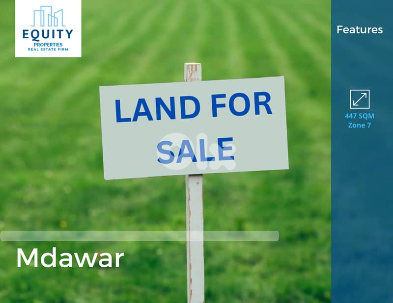 447 SQM Land For Sale In Mdawar Near Port Of Beirut #JZ203924 0