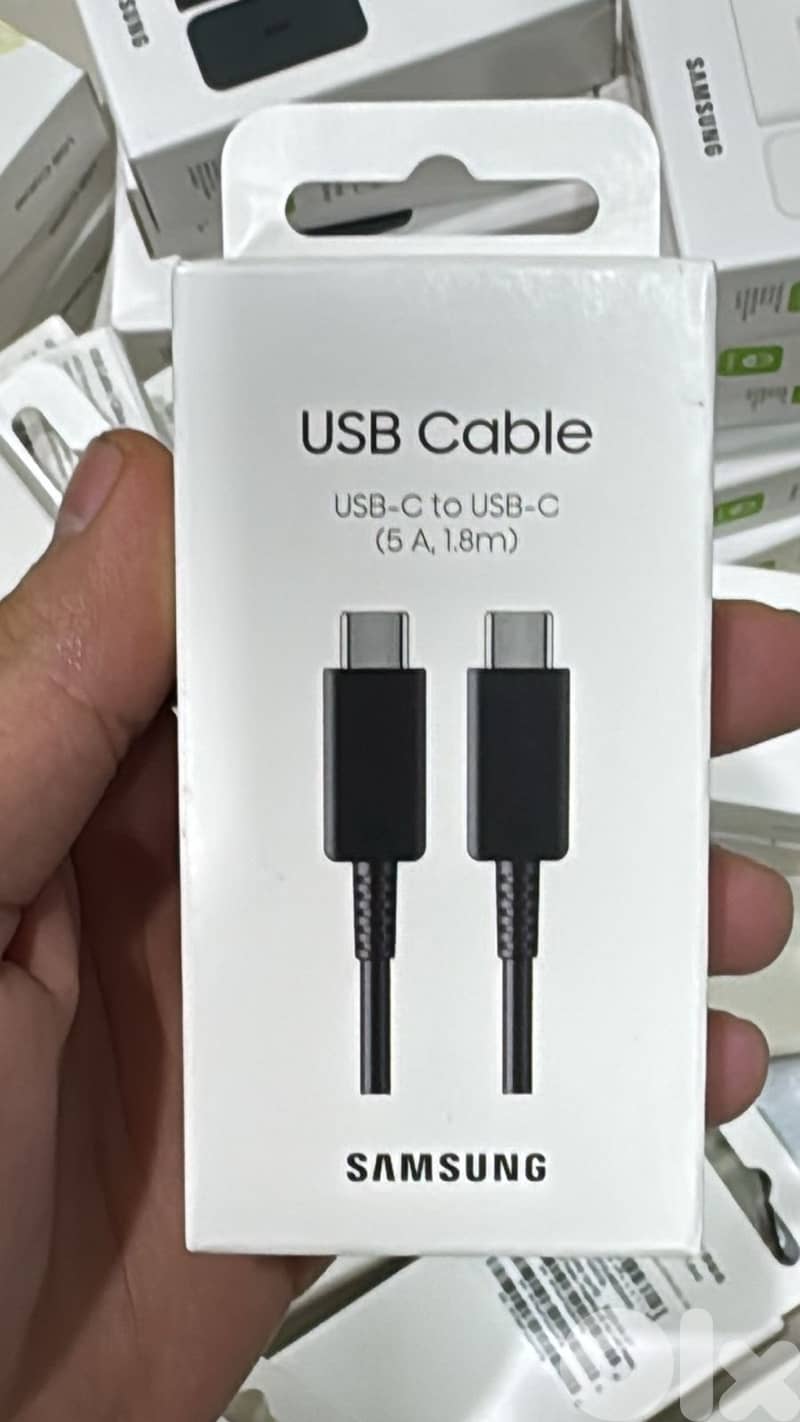 Samsung usb-c to usb-c cable (5a,1.8m) black Original & Best offer 0