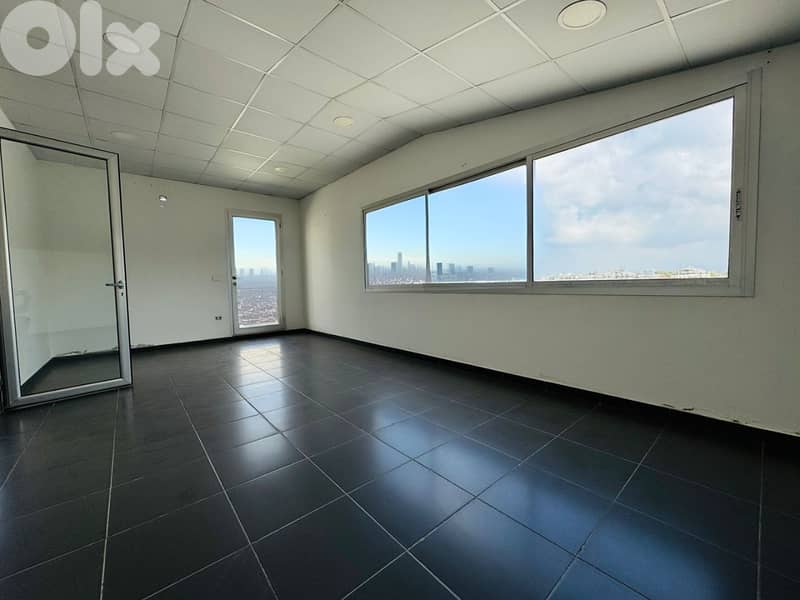 JH25-4367 Office roof 175m2 for rent in Hazmieh, $ 1,500 cash 0