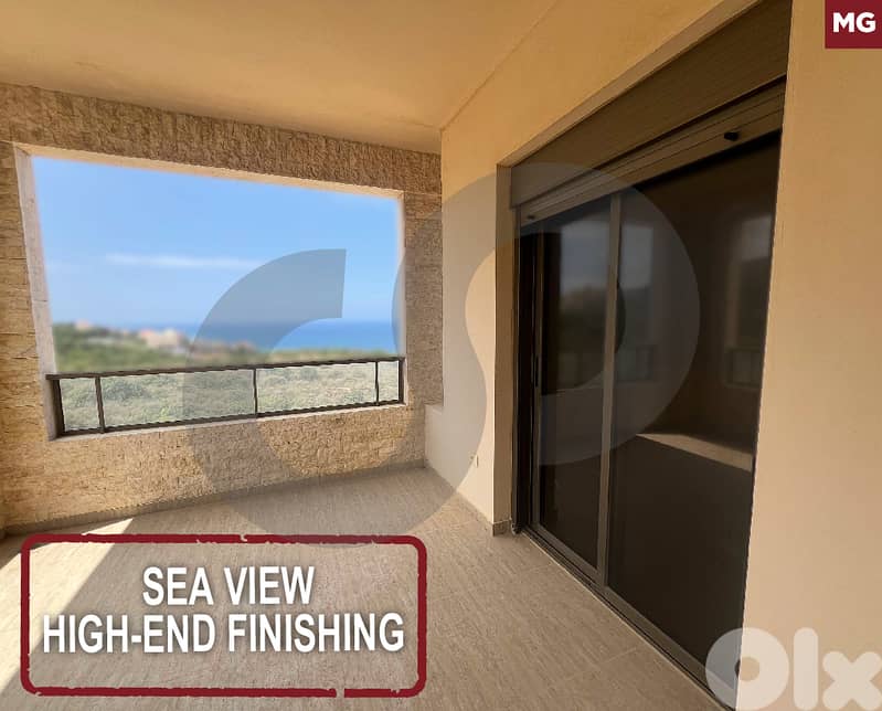 Beautiful Sea View Apartment -Private Garden- Kfaraabida REF#MG125747 0
