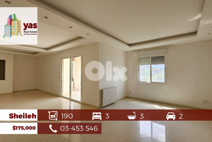 Sheileh 190m2 | Rent | Panoramic View | Quiet Street | TO 0