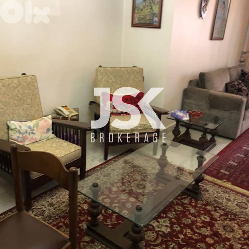 L19102 - Fully Furnished Apartment With Terrace For Rent in Baabda 0