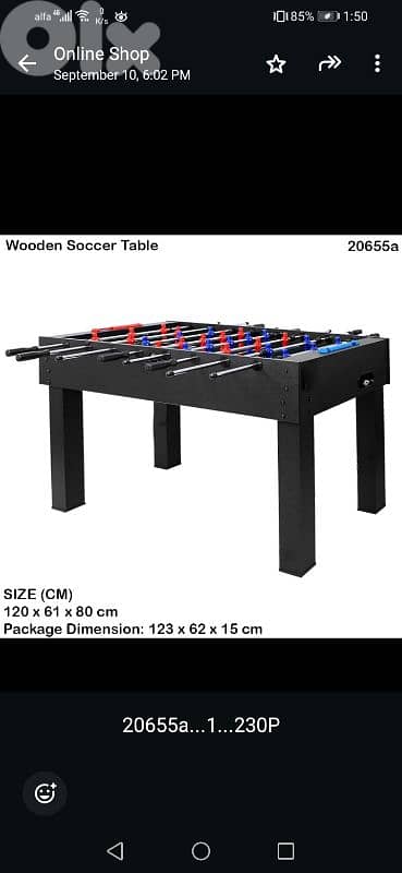 all tables available 2