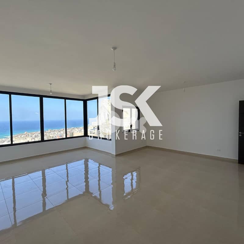 L19034 - 2-Bedroom Apartment With Seaview For Sale in Blat, Jbeil 0