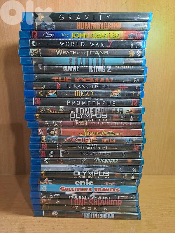 27 blu ray dvds , originals 0