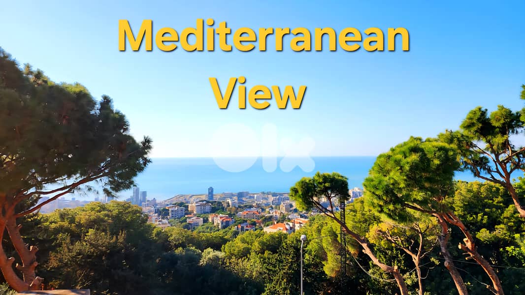Land for sale in Rabieh/ Seaview 1