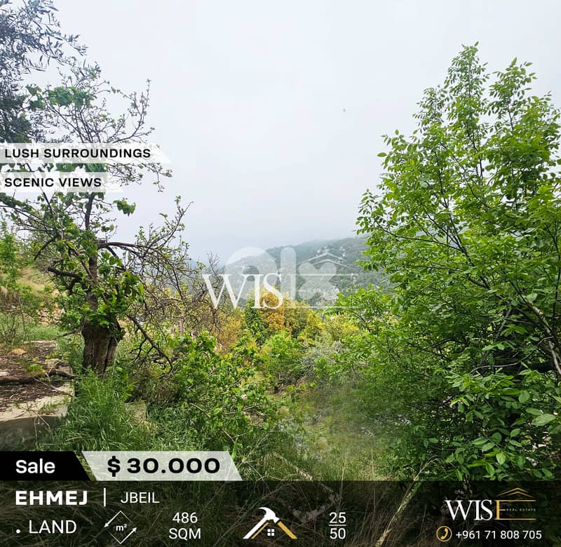 Prime 486 SQM Land for SALE in Ehmej! 0