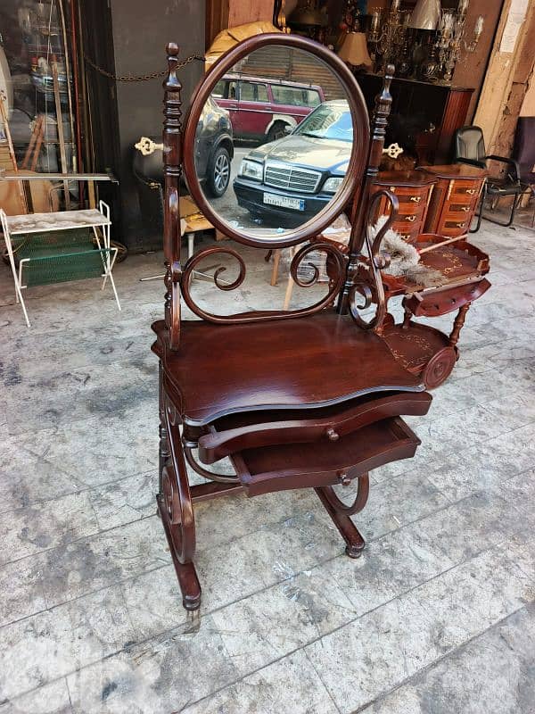 كونسول خيزران تونيت انتيك شغل فني مميز جدا 2