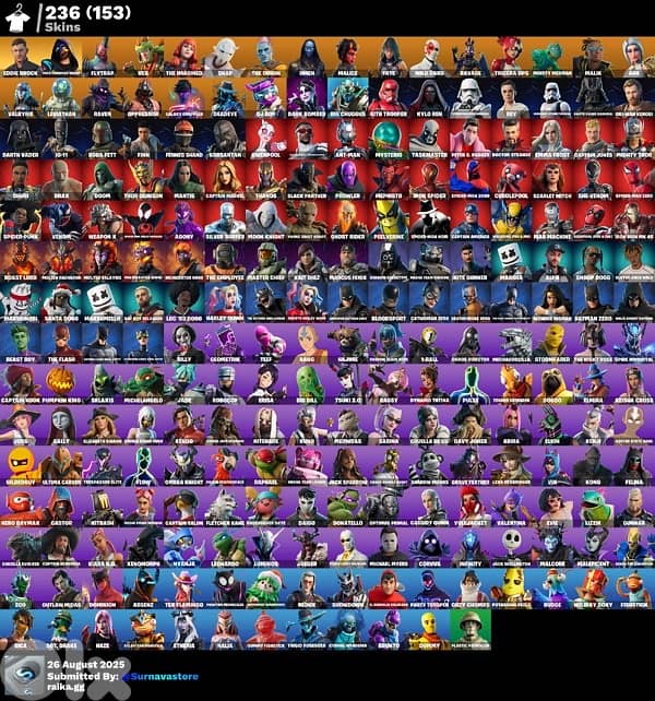 Fortnite account by surnava’s store 0