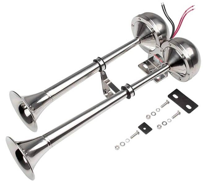12 and 24 v electric marine horn 0