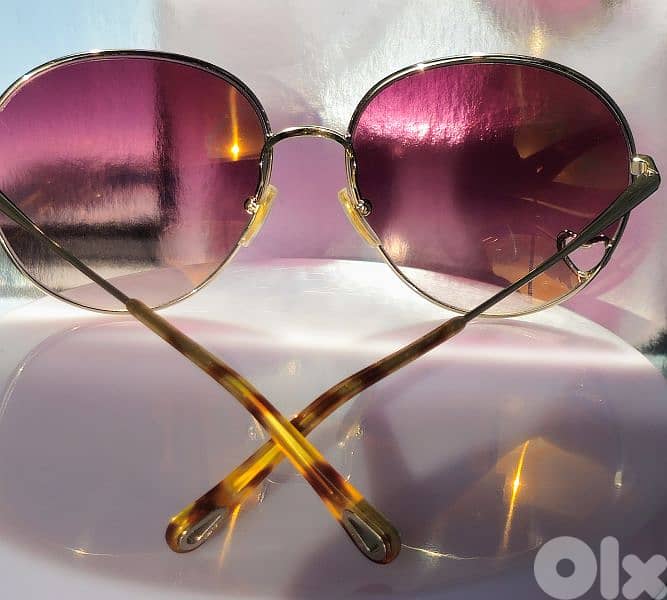 Chloe Sunglasses CH0027S 001 Gold Brown Gradient 2