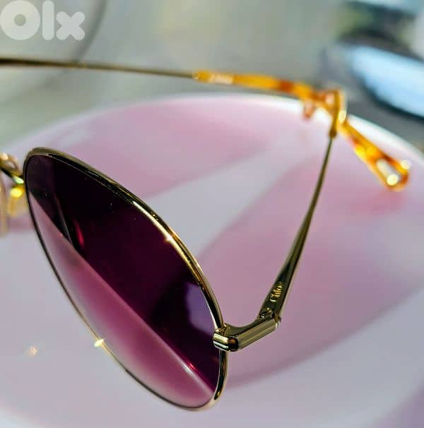Chloe Sunglasses CH0027S 001 Gold Brown Gradient 6