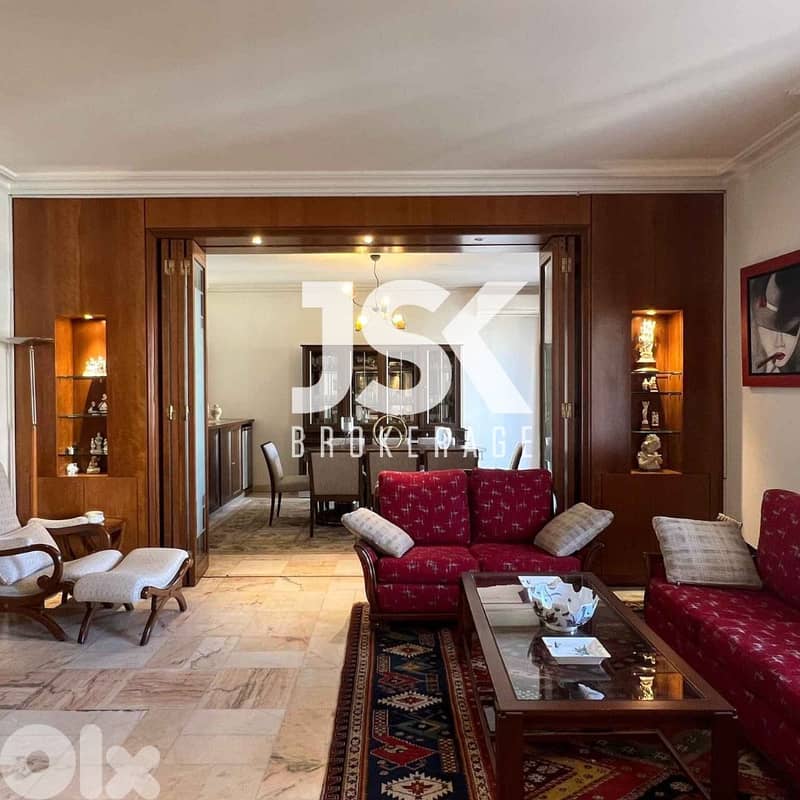 L19123 - Spacious 3-Bedroom Apartment For Sale in Achrafieh, Sassine 0