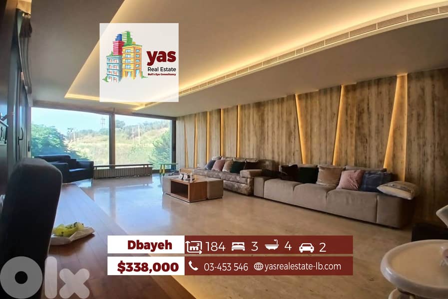 Dbayeh 184m2 | Super Deluxe |Open Sea View | Lux Building | PA | 0