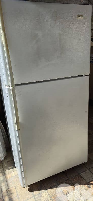 maytag 36 inches fridge and freezer used 0
