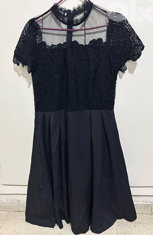 black short dress| فستان اسود قصير 0