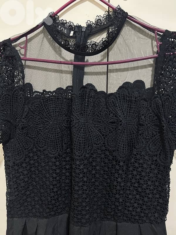 black short dress| فستان اسود قصير 1