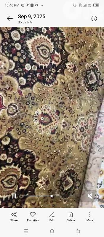 Kashan Carpet 60 years old 0