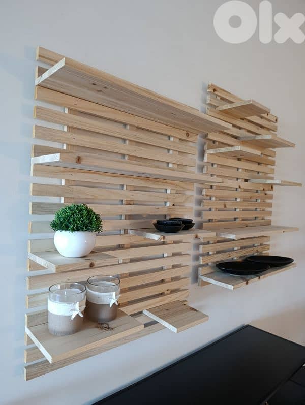 Wooden Wall Shelf – Modern Decorative Design 0