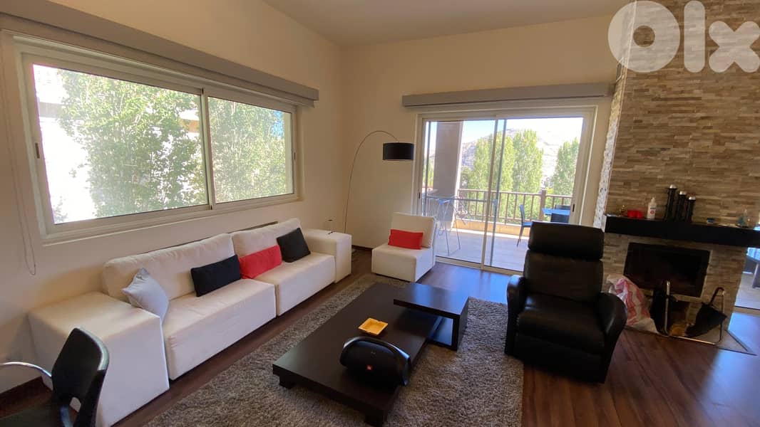 Chalet for sale in Faraya/ View/ Decorated/ Furnished 2