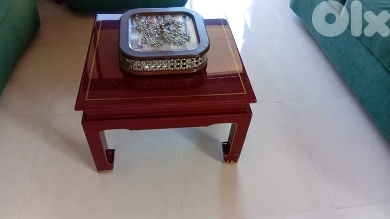 ٦ كنابايات منجدين جديد وقماش جديد مع ٣ طاولات 4