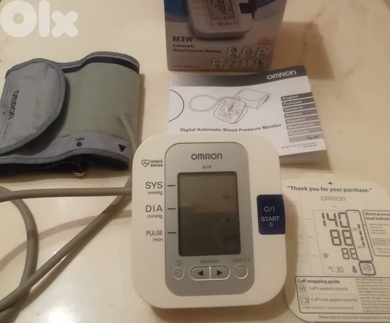 omron M3W automatic blood pressure monitor 4