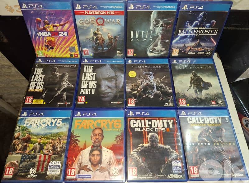 Used PS4 games. check description for more information 1