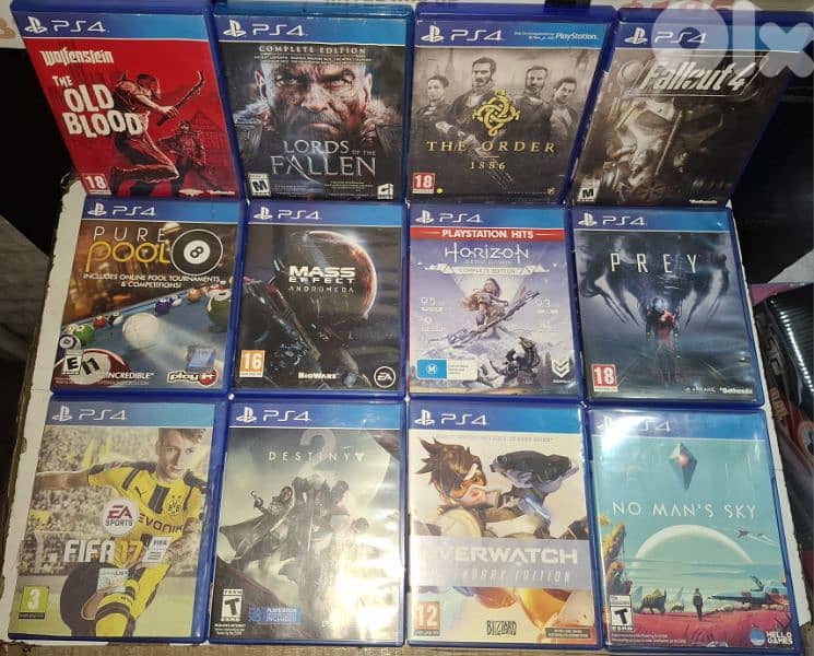 Used PS4 games. check description for more information 2