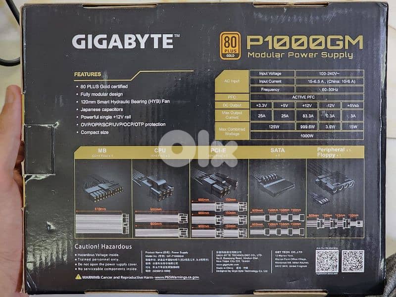 1000W GIGABYTE PSU | 90 USD 5