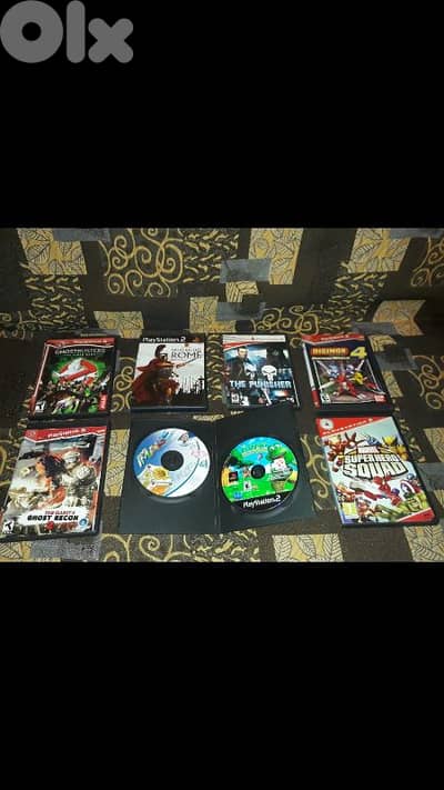 7 playstation2   dvd games still new