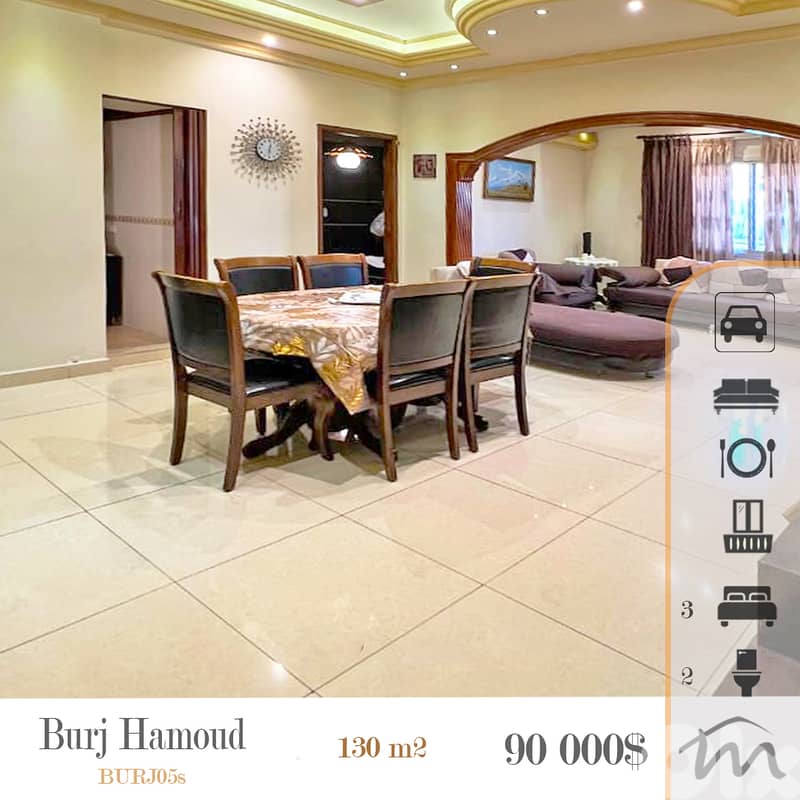 Bourj Hamoud | 130m² 2 Bedrooms Apartment | Prime Location | Balcony 0
