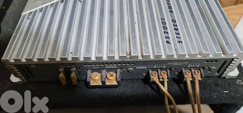 Car Amplifier + Subwoofer 2