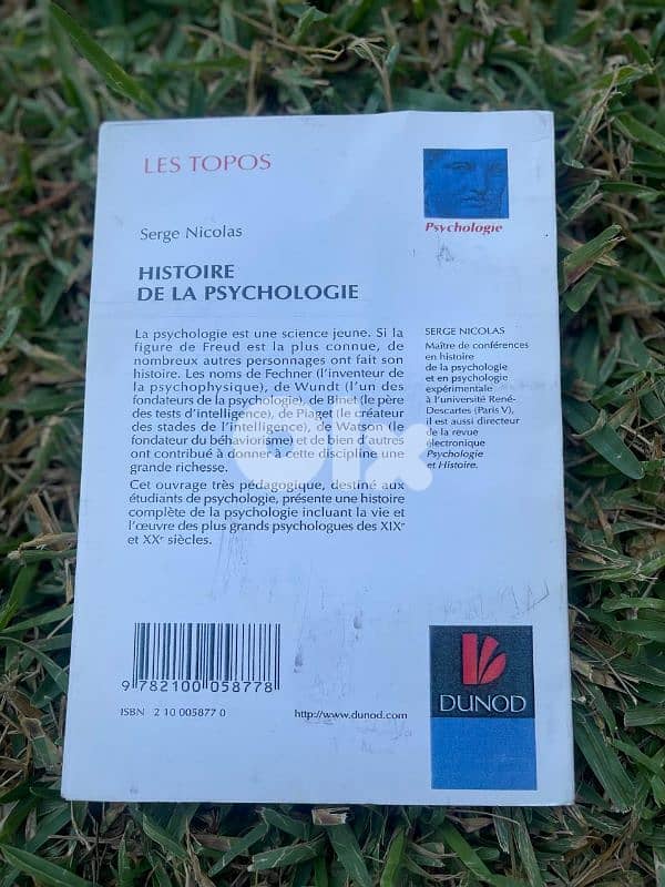 L'histoire de la psychologie "Serge nicolas" 1