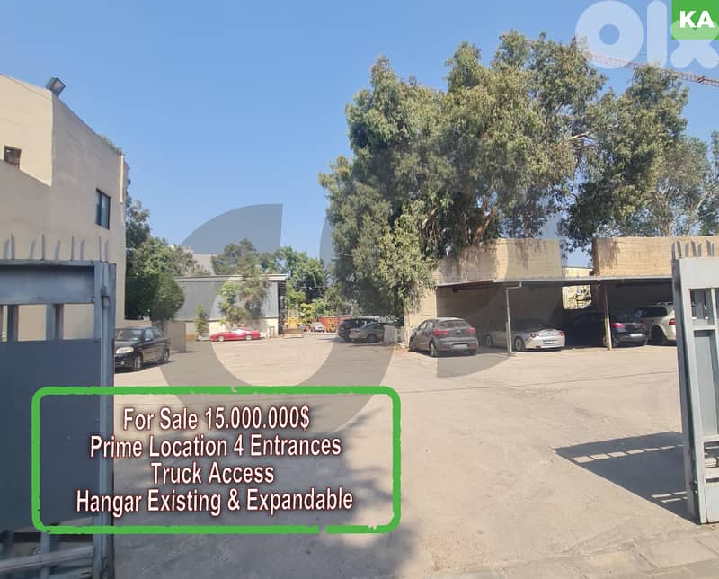Prime Industrial 4138m Land -Hangar –Karantina, Beirut REF#KA125191 0
