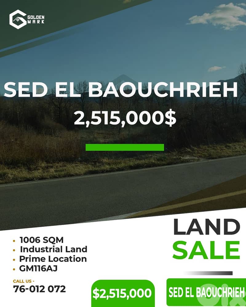 Land for sale in Sed El Baouchrieh - أرض للبيع في سد البوشرية 0
