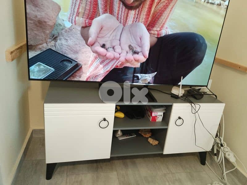 coffee table with storage, and tv cabinet. 2