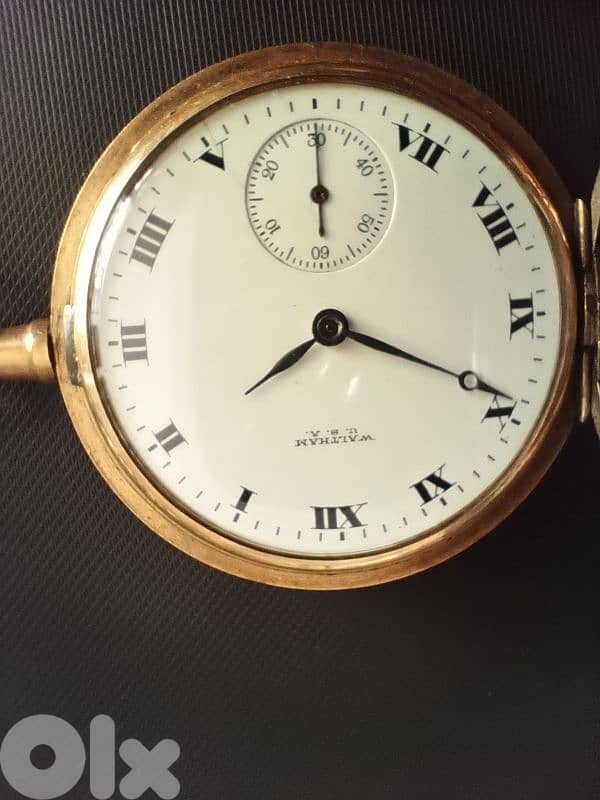 Waltham gold filled pocket watch 4