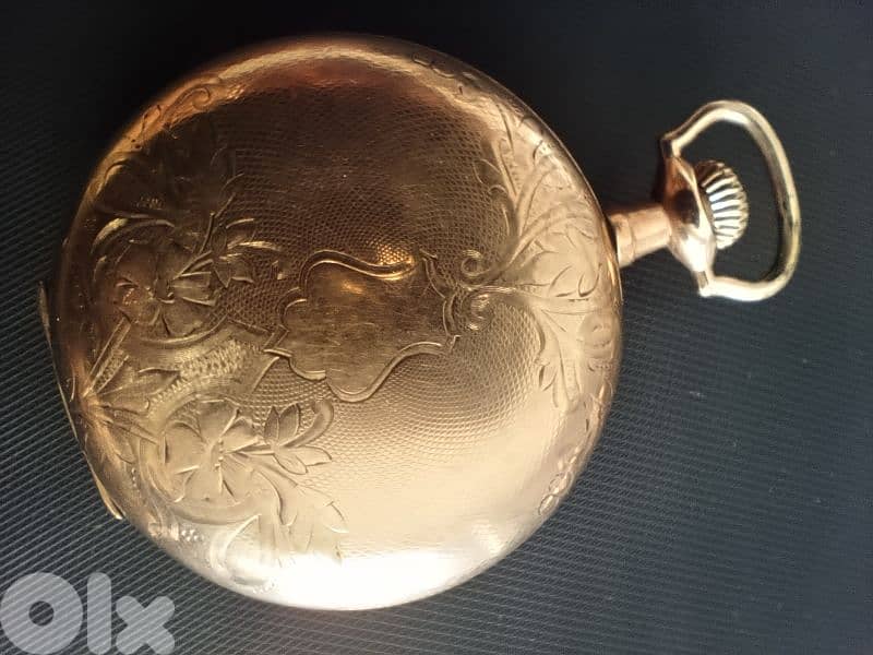 Waltham gold filled pocket watch 6