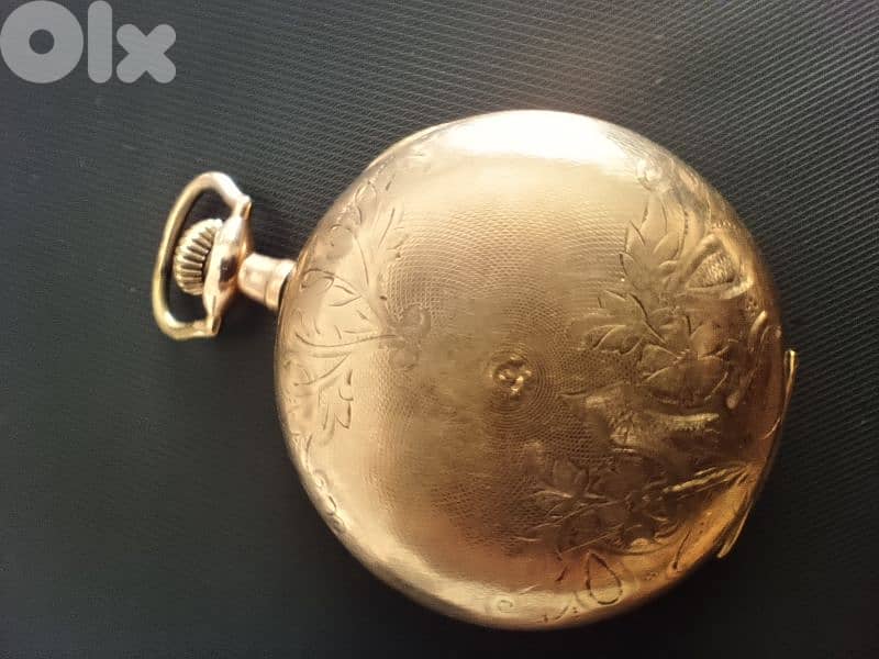 Waltham gold filled pocket watch 7