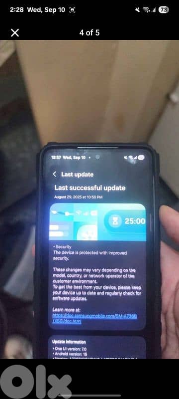 Samsung A73 5G / badal ma3 iphone 12 pro max 2
