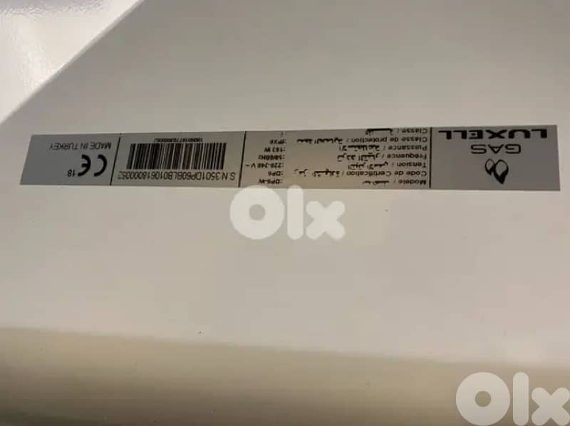 LUXELL kitchen hood white 60cm 1